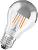 OSRAM Silber verspiegelt E27 LED Spiegellampe 4W A35 Filament klar warmweiss...