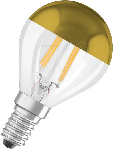 Osram OSR 075456549 - LED-Lampe STAR E14, 4 W, 420 lm, 2700 K, Filament, Spiegelkopf