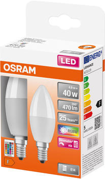 Osram OSR 075610149 - LED-Lampe STAR+ E14, 5,5 W, 470 lm, 2700 K, dimmbar, 2er-Pack