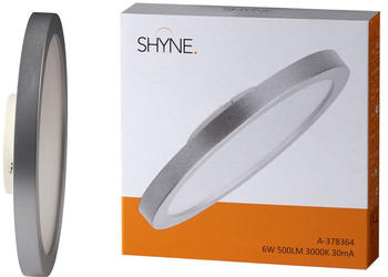 SHYNE LED GX53 Leuchtmittel, 3000K, 500lm, Stufenlos dimmbar in Silber silber