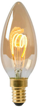 Lucide LED Leuchtmittel E14 Kerze - B35 in Amber 3W 165lm gold / messing