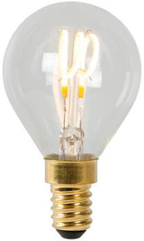 Lucide LED Leuchtmittel E14 - Tropfen P45 in Transparent 3W 210lm 2700K transparent
