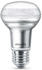 Philips LED Lampe ersetzt 60W, E27 Reflektor R63, warmweiß, 345 Lumen, dimmbar, 1er Pack silber