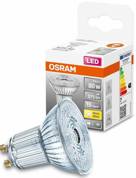 Osram LED Lampe ersetzt 80W Gu10 Reflektor - Par16 in Transparent 6,9W 575lm 2700K 1er Pack transparent