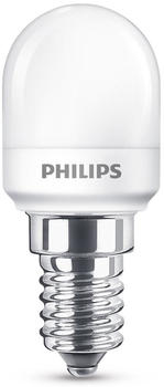 Philips LED Lampe ersetzt 7W, E14 T25 Kühlschranklampe, warmweiß, 70 Lumen, nicht dimmbar, 1er Pack weiß