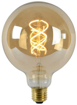 Lucide LED Leuchtmittel E27 Globe - G125 in Amber 5W 380lm gold / messing