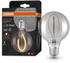 Osram LED Lampe ersetzt 10W E27 Globe - G95 in Grau 3,4W 100lm 1800K 1er Pack grau
