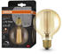 Osram LED Lampe ersetzt 40W E27 Globe - G95 in Gold 5,8W 470lm 2200K dimmbar 1er Pack gold / messing