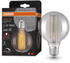 Osram LED Lampe ersetzt 42W E27 Globe - G95 in Grau 11W 500lm 1800K dimmbar 1er Pack grau