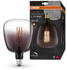 Osram LED Lampe ersetzt 15W E27 Spezialform in Schwarz-transparent 4,5W 150lm 1600K dimmbar 1er Pack grau