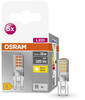 OSRAM LED-Lampe Base Pin 30 G9, warmweiß 2,6 Watt (30W), 5 Stück, Grundpreis:
