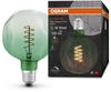 OSRAM E27 LED Glühlampe dekorativ soft-grün getönt & dimmbar 4,5W wie 18W...