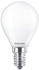 Philips LED Lampe ersetzt 60W, E14 Tropfenform P45, weiß, warmweiß, 470 Lumen, nicht dimmbar, 1er Pack weiß
