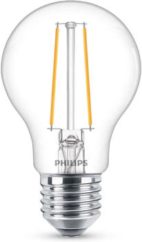 Philips LED Lampe ersetzt 25W, E27 Standardform A60, klar, warmweiß, 250 Lumen, nicht dimmbar, 1er Pack [Gebraucht - Gut] transparent