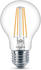 Philips LED Lampe ersetzt 60W, E27 Standardform A60, klar, warmweiß, 806 Lumen, nicht dimmbar, 1er Pack transparent