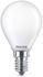 Philips LED Lampe ersetzt 40 W, E14 Tropfenform P45, weiß, warmweiß, 475 Lumen, dimmbar, 1er Pack weiß