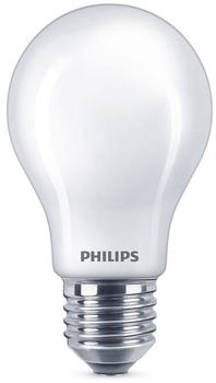 Philips LED Lampe ersetzt 40 W, E27 Standardform A60, weiß, warmweiß, 475 Lumen, dimmbar, 1er Pack weiß