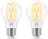 Wiz LED Smart Leuchtmittel in Transparent E27 A60 7W 806lm 2er-Pack transparent