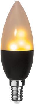 Star Trading Feuer LED Leuchtmittel, E14, 1800K, 18lm, Schwarz, moving flame schwarz