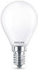 Philips 8718699763411 LED Lampe 1x2,2W | E14 | 250LM | 2700K - warmweiß, matt weiß,
