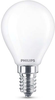 Philips LED Lampe ersetzt 25W, E14 Tropfenform P45, weiß, warmweiß, 250 Lumen, nicht dimmbar, 1er Pack weiß