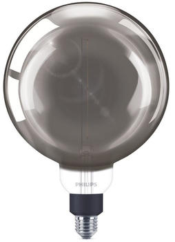 Philips LED Lampe ersetzt 25W, E27 Globe G200, grau, warmweiß, 200 Lumen, dimmbar, 1er Pack grau