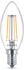 Philips LED Lampe ersetzt 40W, E14 Kerze B35, klar, warmweiß, 470 Lumen, nicht dimmbar, 1er Pack transparent
