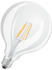 Osram LED Lampe ersetzt 100W E27 Globe - G125 in Transparent 11W 1521lm 4000K dimmbar 1er Pack transparent