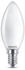 Philips LED Lampe ersetzt 40 W, E14 Kerzenform B35, weiß, warmweiß, 475 Lumen, dimmbar, 1er Pack weiß