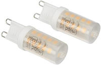 Trio - G9 Led 2stk. Stiftsockel - 3 Watt, 300 Lumen, Warmwei&szlig; - 3 Stufen Dimmer
