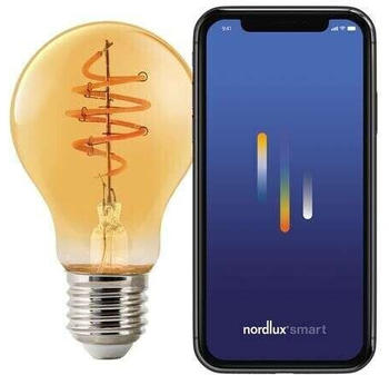 Nordlux LED-Filamentlampe Smart E27 4,7W 2200K 360lm amber G