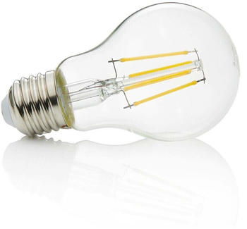 Lindby E27 LED-Lampe Filament 4W, 470 lm, 2.700K, klar E