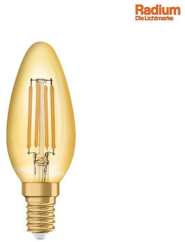 Radium LED Essence Ambiente E14 4W Kerze gold F