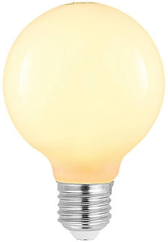Arcchio LED-Lampe E27 8W G80 2.700K dimmbar, opal E