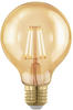 EGLO LED-Globe E27 G80 4W Filament 1.700K amber dimmbar