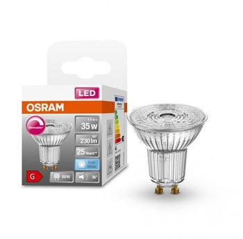 Osram Superstar GU10 LED Strahler PAR16 36° Abstrahlwinkel 3,4W wie 35W neutralweiß dimmbarer Reflektor