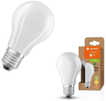 Osram E27 Besonders effiziente LED Lampe Classic matt 4W wie 60W 3000K warmweißes Licht für die Wohnung