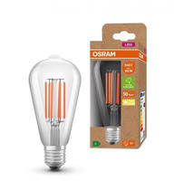 OSRAM LED Lampe Energieeffizienzklasse A Filament Classic Klar, 2.5W/3000K, E27 ,