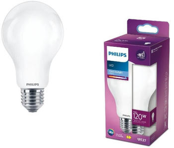 Philips Leistungsstarke LED Lampe A60 E27 13 W wie 120 Watt 6500K Tageslichtwei&szlig;