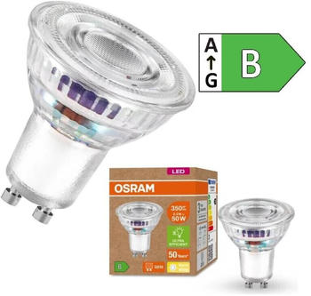 Osram GU10 LED Strahler besonders effizient 36 ° 2,2W wie 50W 2700K warmweißes Licht