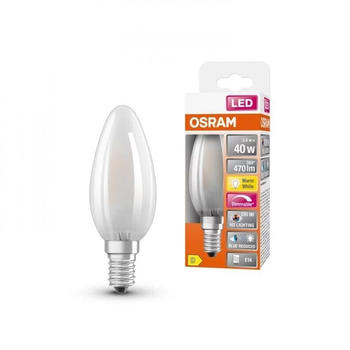 Osram E14 LED Kerzenlampe Superstar Plus HD LIGHTING Filament 3,4W wie 40W dimmbar warmweißes Licht 2700K 90Ra
