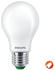 Philips Besonders effiziente E27 LED Filament Lampe matt 4W = 60W 3000K warmweißes Licht - Beste Energie Effizienz Klasse