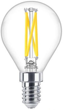 Philips Lighting E14 LED Tropfen 5,9W wie 60W warmweißes dimmbares Licht 2700K- Filamentoptik für dekorative Leuchten