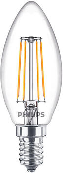 Philips MASTER Value LEDcandle E14 Fadenlampe Klar 3.4W 470lm - 927 | Höchste Farbwiedergabe - Dimmbar - Ersatz für 40W