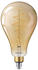 Philips LED Lampe ersetzt 40W, E27, Birne - A160, klar, Vintage, 470lm, dimmbar, 1er Pack gold / messing