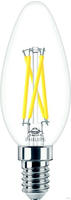 Philips LED-Kerzenlampe MASTER B35, 2,5W, 340 lm, 2200 K, E14, Glas, Klar 44935000