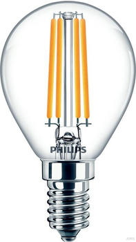 Philips LED-Tropfenlampe E14 klar Glas CorePro LED#34756400
