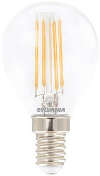 Sylvania LED-Tropfenlampe E14 ToLEDo 4,5W 827 klar dimmbar F