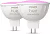 Philips Hue White Color Ambiance GU5,3 MR16 6,3W 400lm Doppelpack weiß