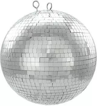 SATISFIRE Spiegelkugel 30cm, silber, Echtglasspiegel 10x10mm